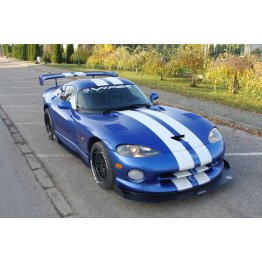 Накладка сплиттер на передний бампер на Dodge Viper II GTS